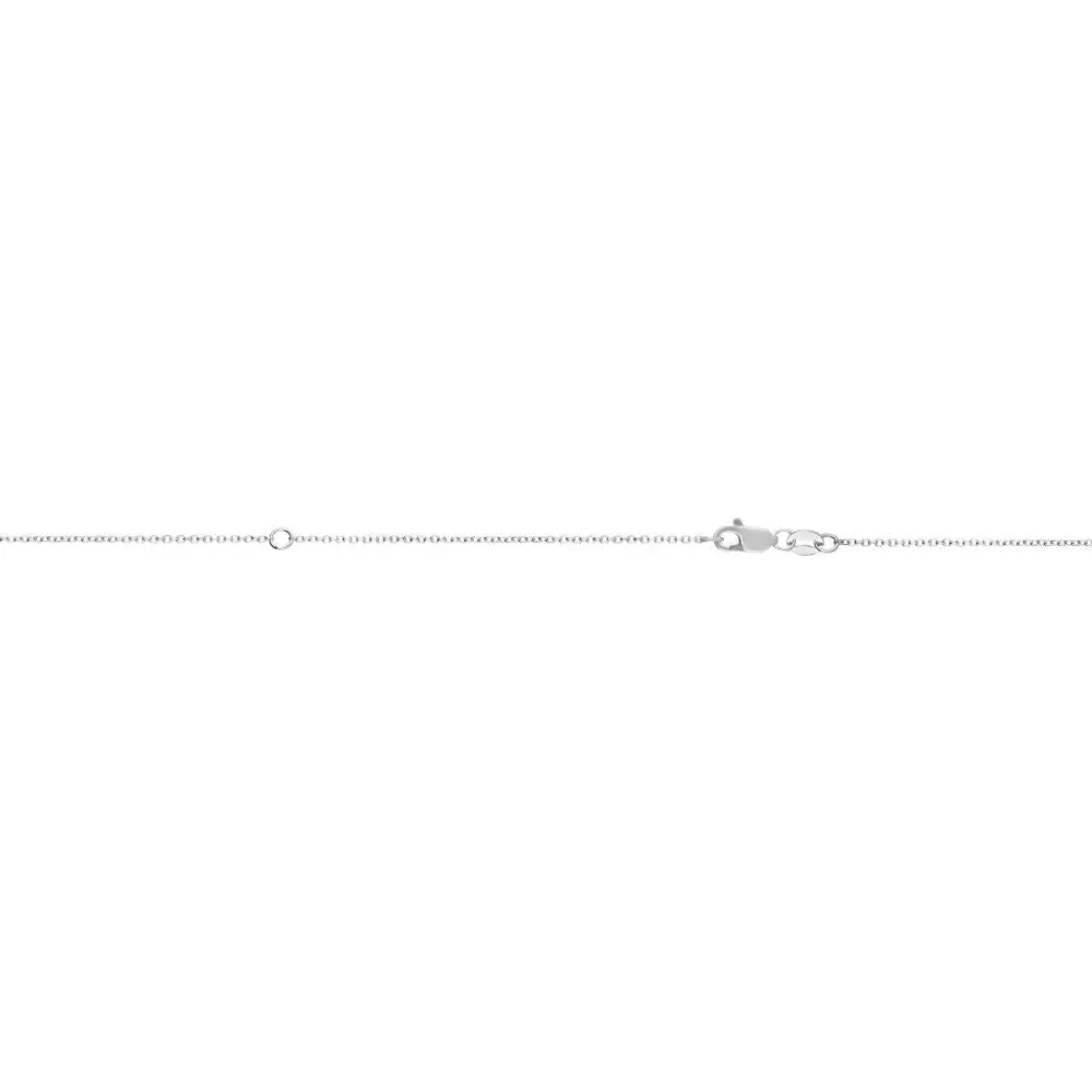 10K Gold 0.87mm Extendable Diamond Cut Cable Chain