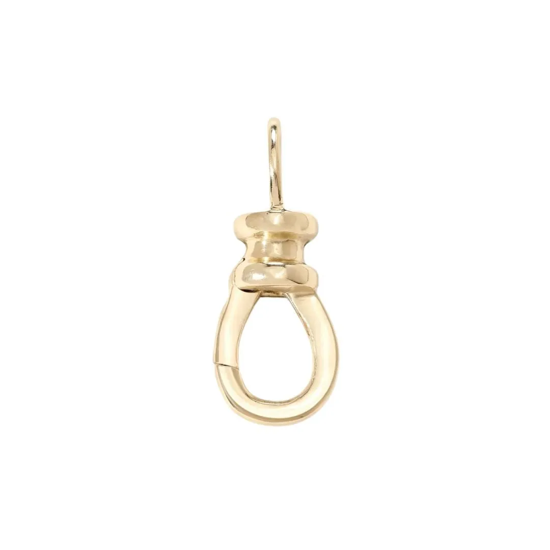 10K Gold Small Swivel Charm Connector