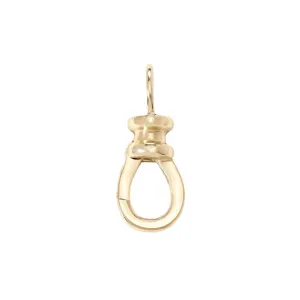10K Gold Small Swivel Charm Connector