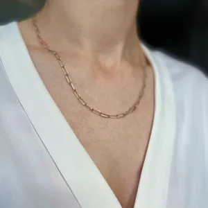 10k handmade chain necklace