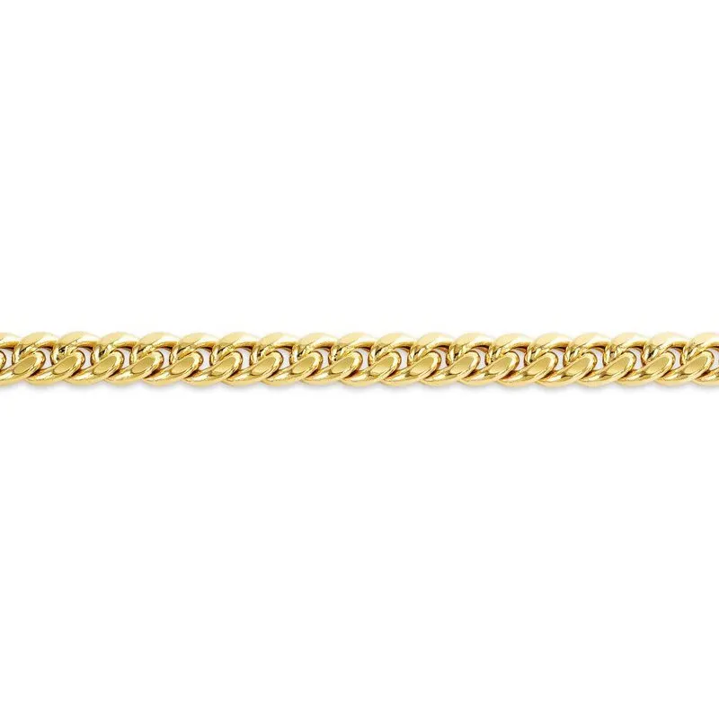 10K Yellow Gold (7.6mm) Miami Cuban Bracelet 8"