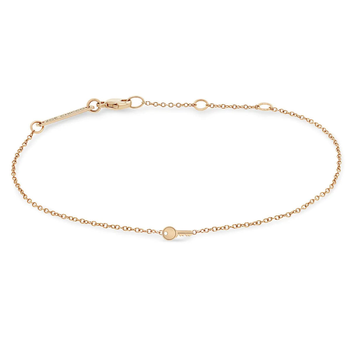 14k Itty Bitty Key Bracelet