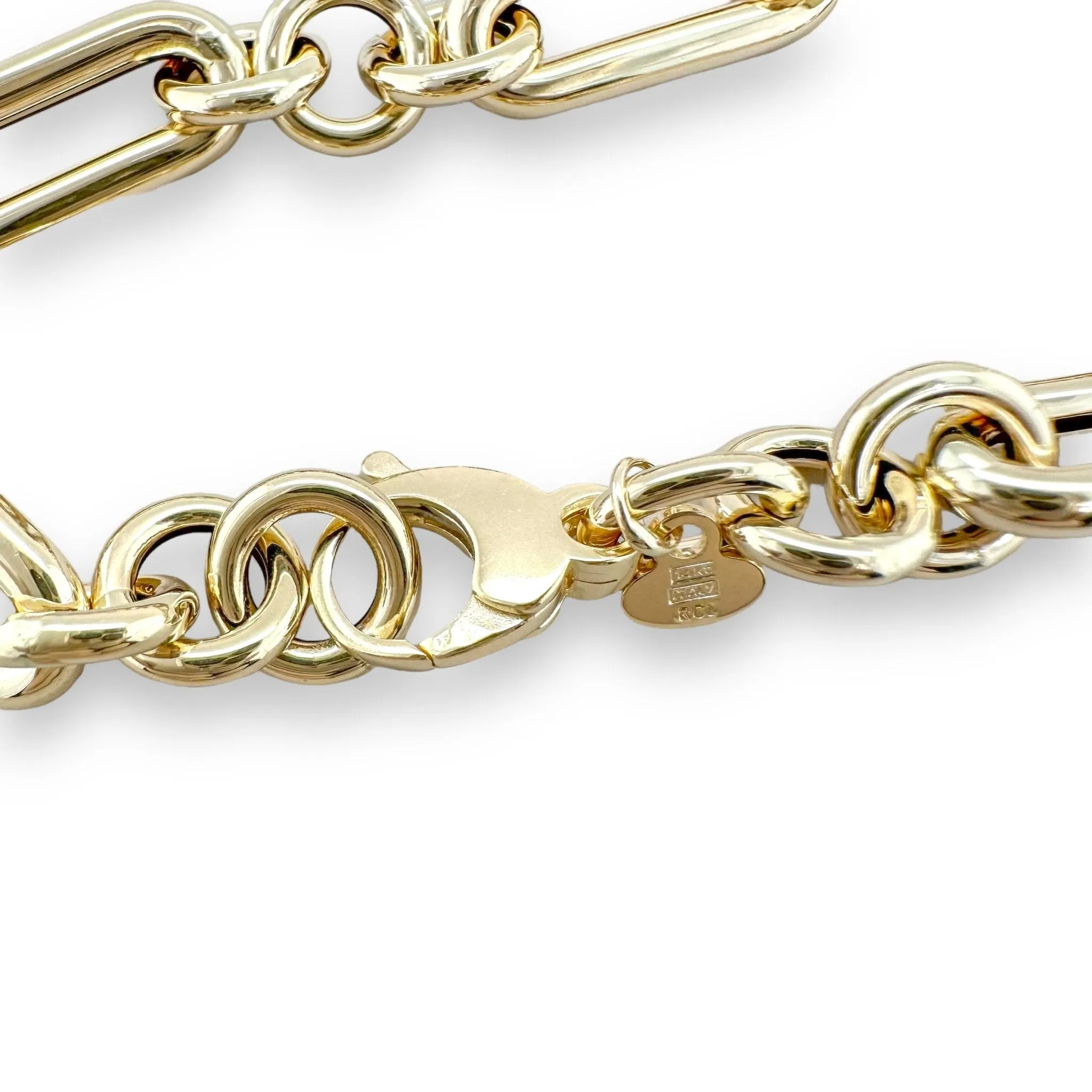 14K Y Gold 7.5" Ladies Link Bracelet