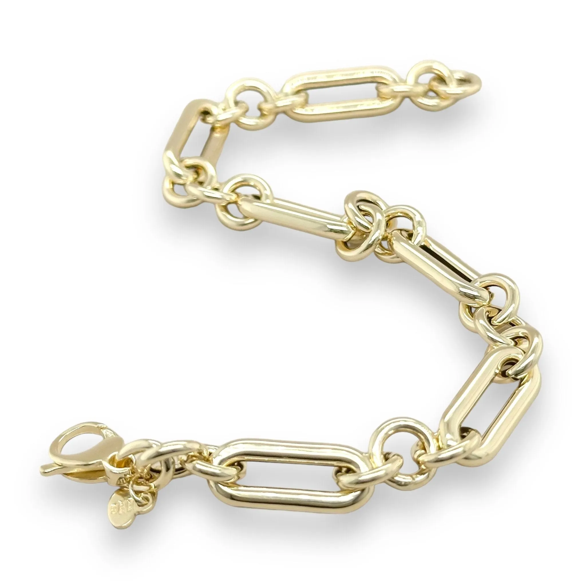14K Y Gold 7.5" Ladies Link Bracelet