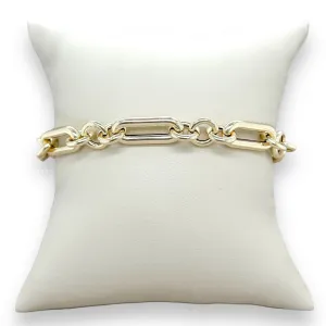 14K Y Gold 7.5" Ladies Link Bracelet