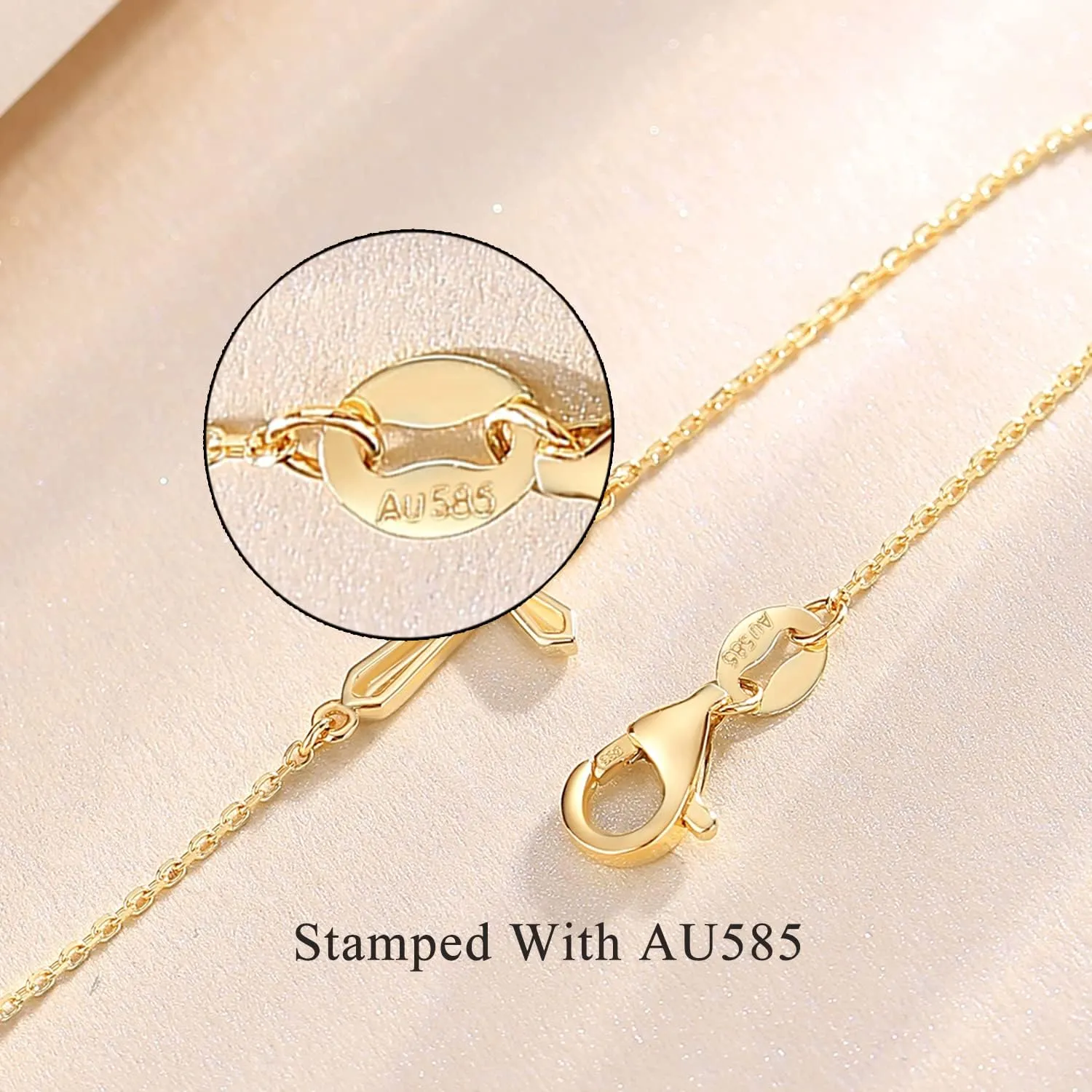 14K Yellow Gold Butterfly Bracelet with 4MM Freshwater Pearls Luxury Adjustable Bracelet Real Pearl