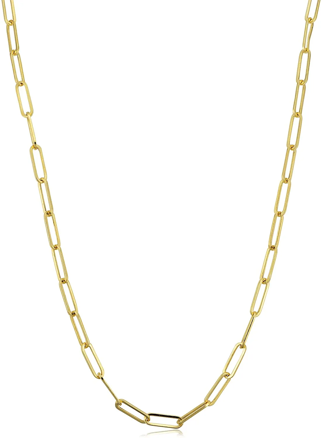 14kt Yellow Gold Paperclip Link Chain