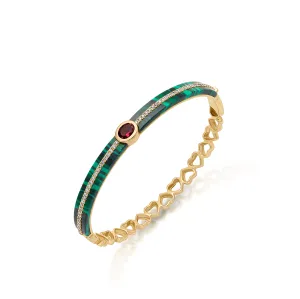 14KY Stoned Love Bangle