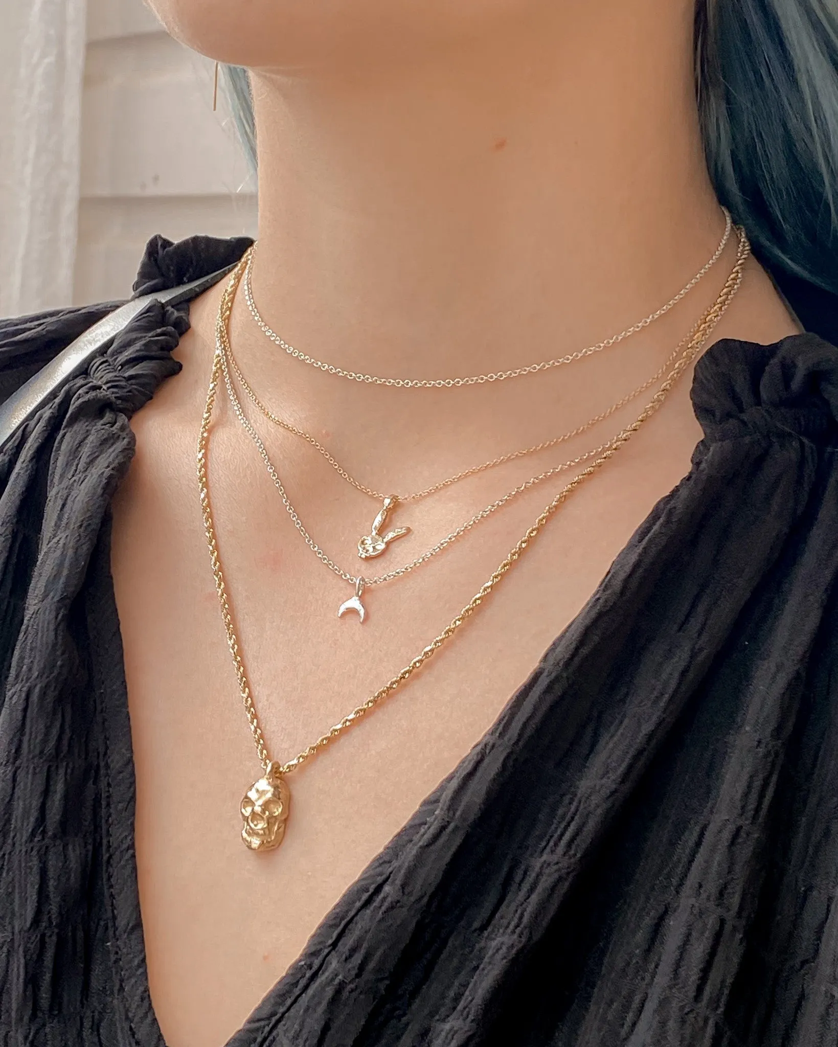 1.5mm Cable Chain Necklace | Recycled Sterling Silver