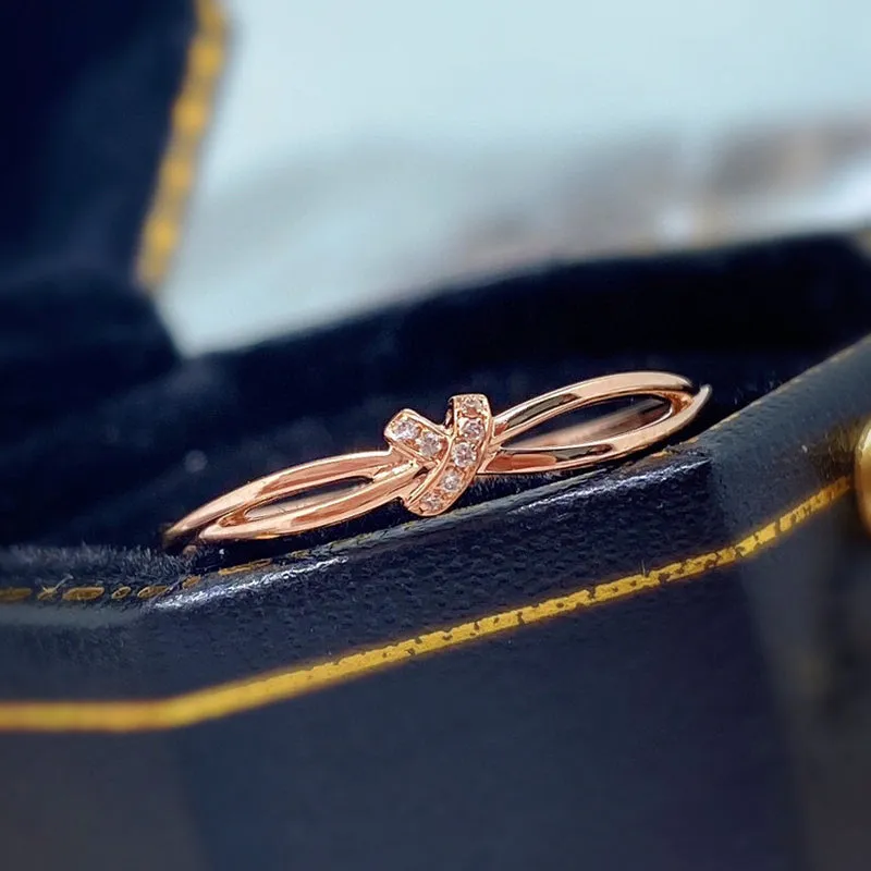 18K Gold Fashion Diamond Ring Exclusively Handcrafted 0.012 Carat Natural Diamond (H-F Color, VS1-VS2 Clarity)