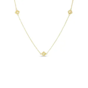 18KT Yellow Gold Palazzo Ducale Necklace with Diamonds