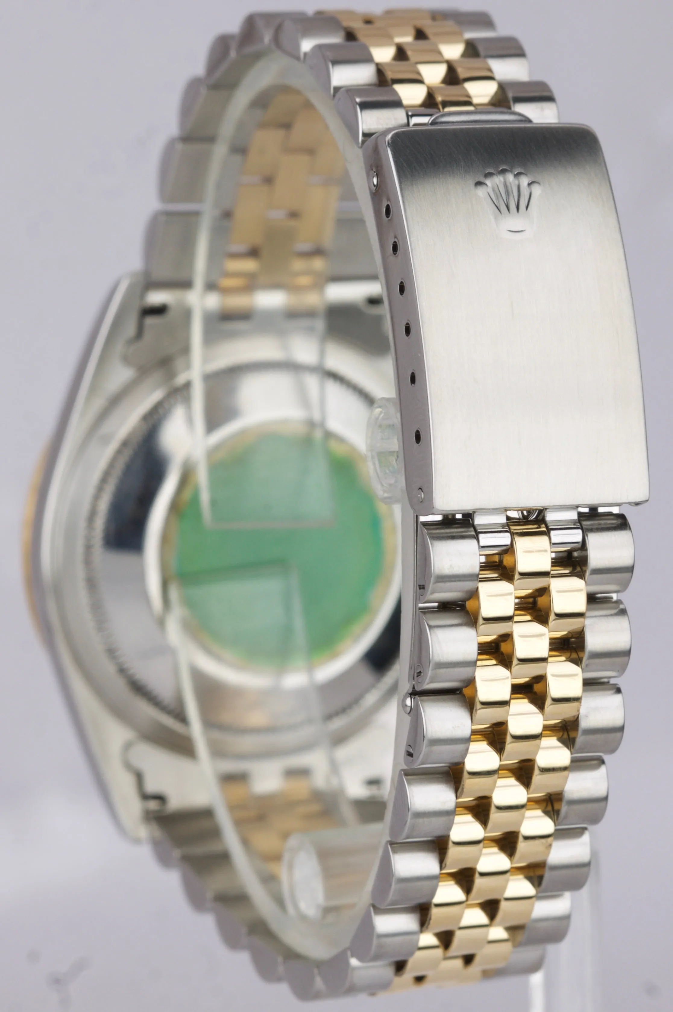 1995 Rolex DateJust 36mm Two-Tone Champagne Steel Gold Jubilee Watch 16233