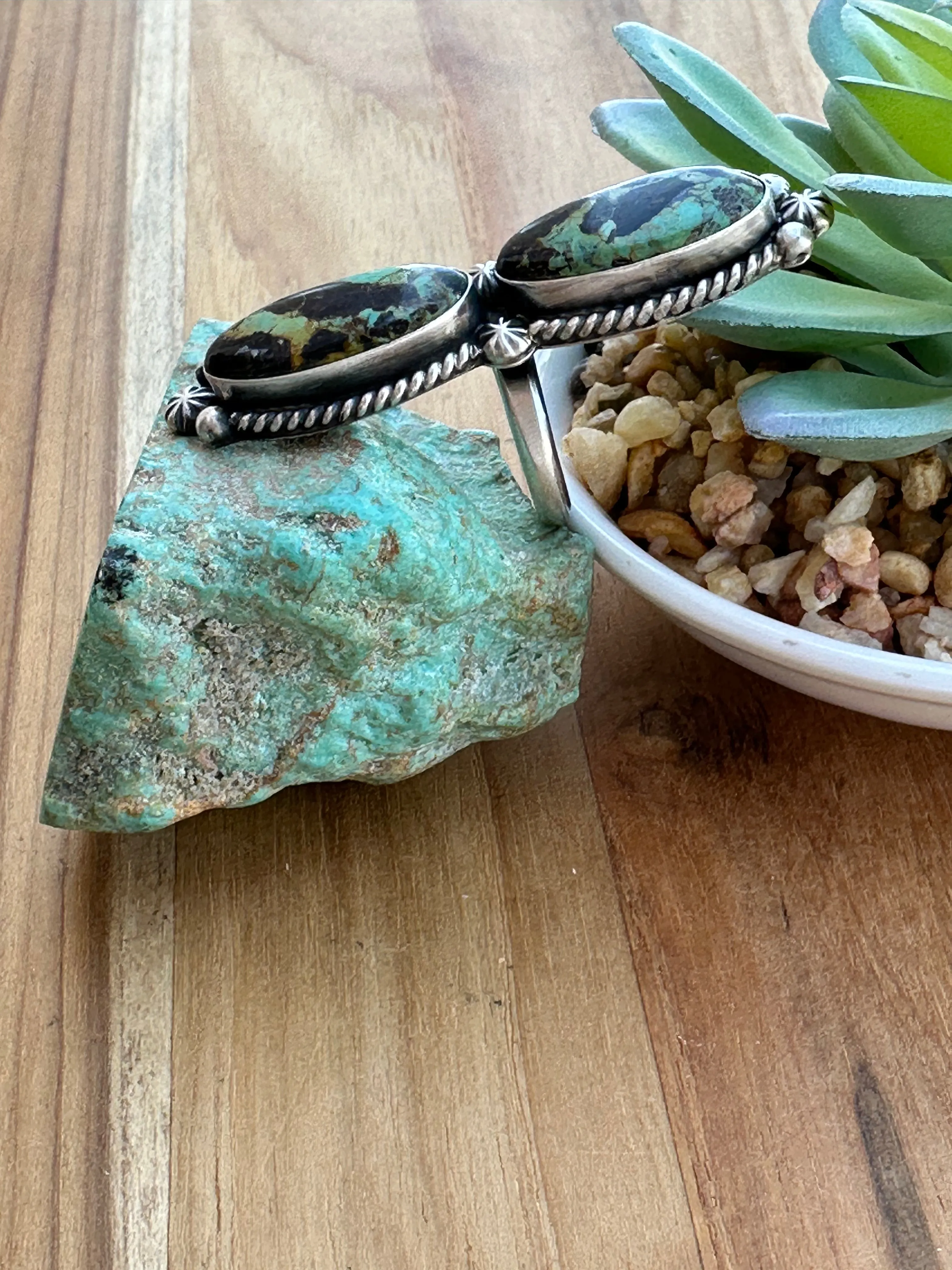 2 Stone Black Jack Ring
