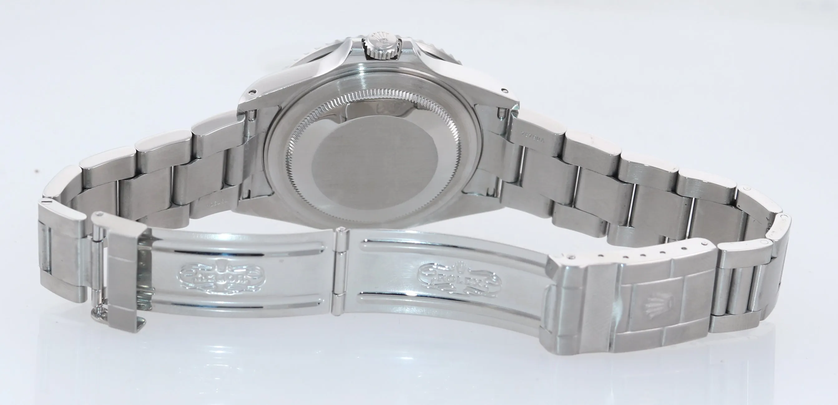 2003 BLRO PAPERS Rolex GMT-Master 2 Pepsi Red Blue SEL Steel 16710 40mm Watch