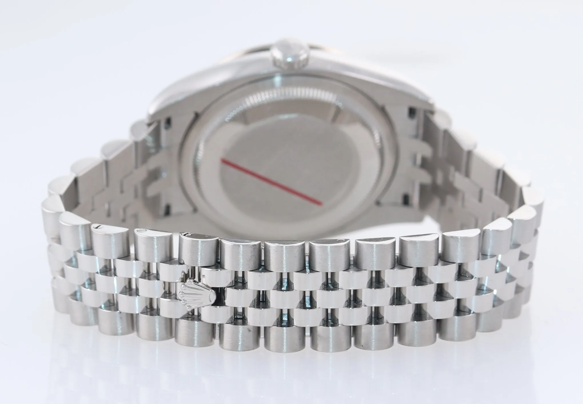 2005 Rolex DateJust 116264 Turn-O-Graph White T Bird Steel Jubilee 18k Watch