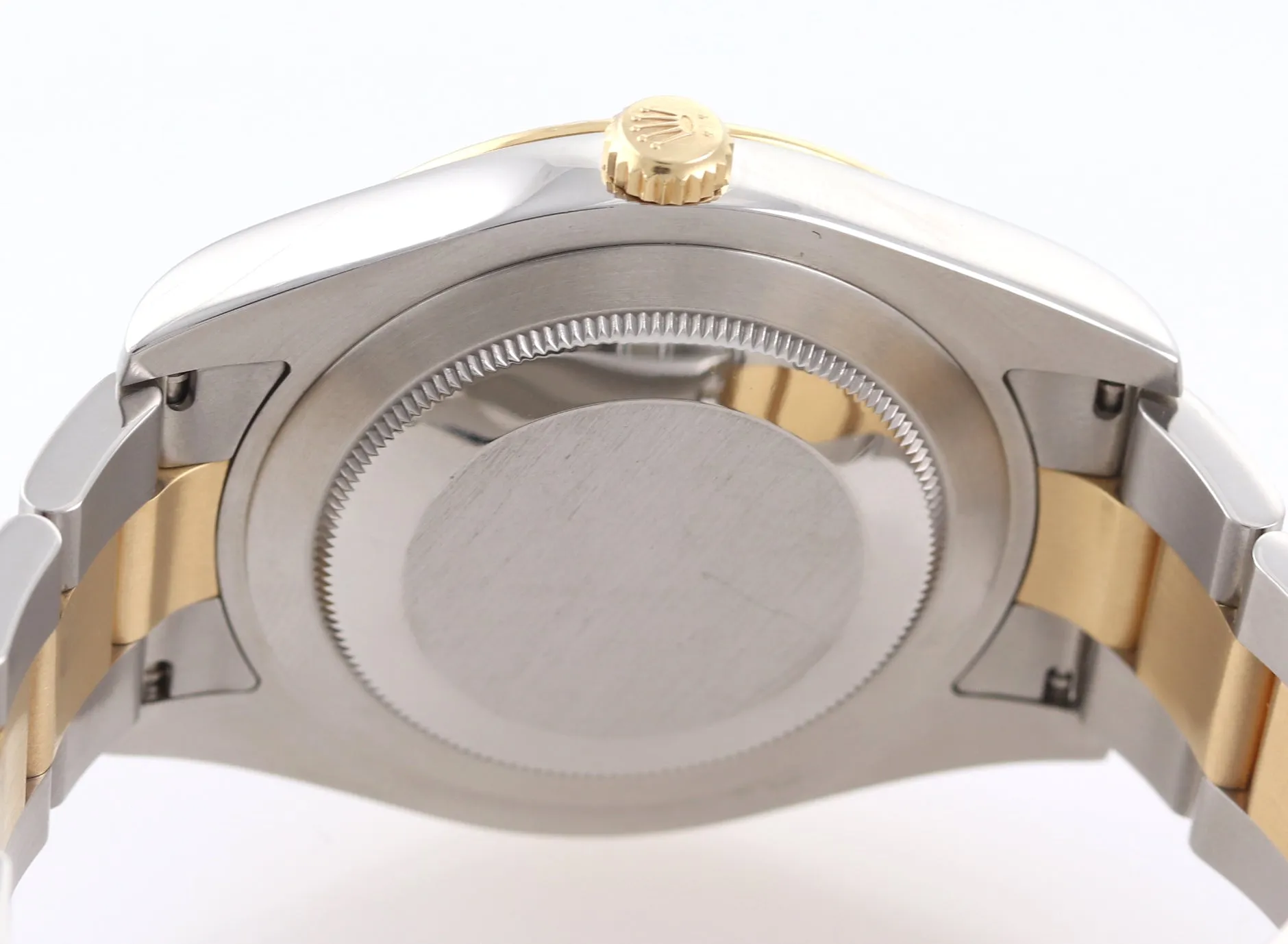 2015 PAPERS Rolex Datejust 2 Wimbledon Slate Roman 116333 Two Tone Gold Watch