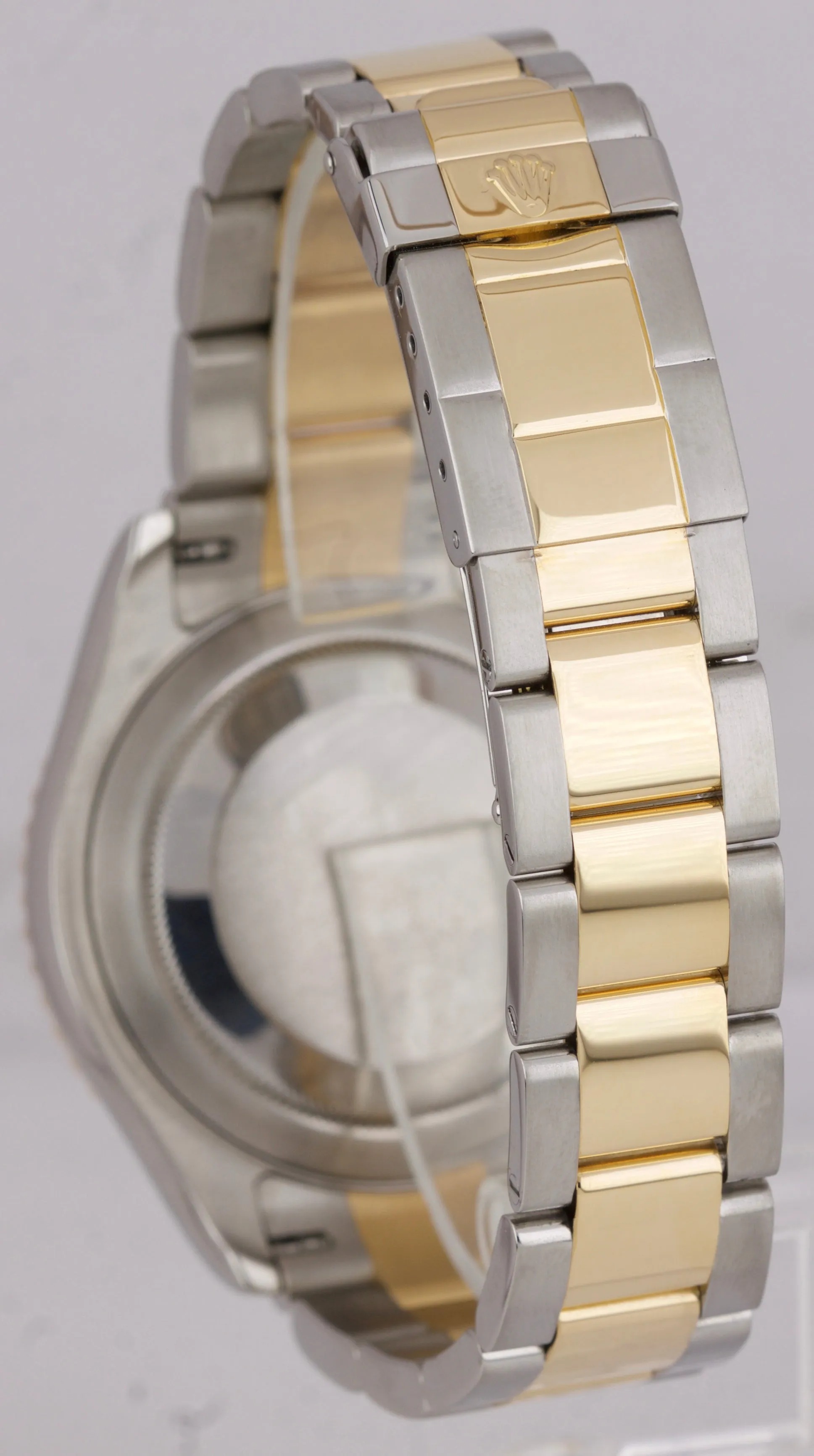 2015 SERVICE Rolex Yacht-Master Two-Tone Gold Steel Champagne 40mm Watch 16623