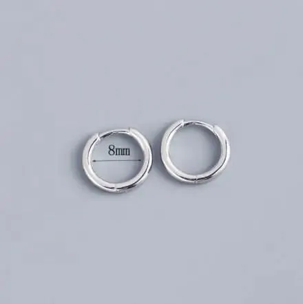 2PCS New Gold Color Square Hoop Earrings Women Men Stainless Steel Huggie Minimalist Punk Unisex Rock Earrings Piercing Jewelry