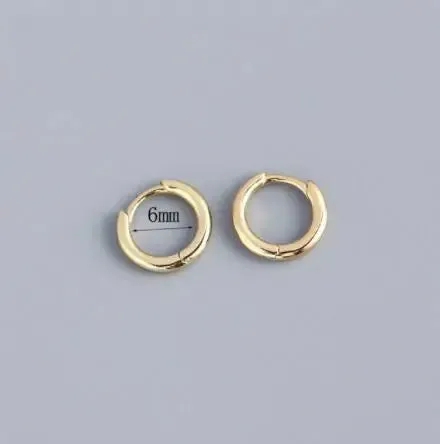 2PCS New Gold Color Square Hoop Earrings Women Men Stainless Steel Huggie Minimalist Punk Unisex Rock Earrings Piercing Jewelry