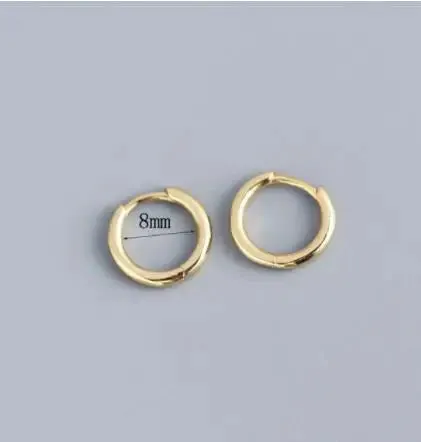 2PCS New Gold Color Square Hoop Earrings Women Men Stainless Steel Huggie Minimalist Punk Unisex Rock Earrings Piercing Jewelry