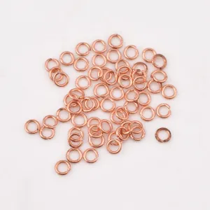 4.5mm - Copper Plated Open / Split Open Wire Jump Rings