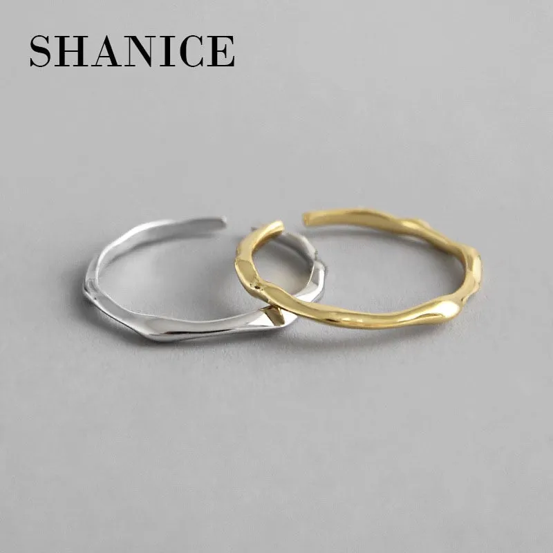 925 Sterling Silver and Gold Plated Open Ring