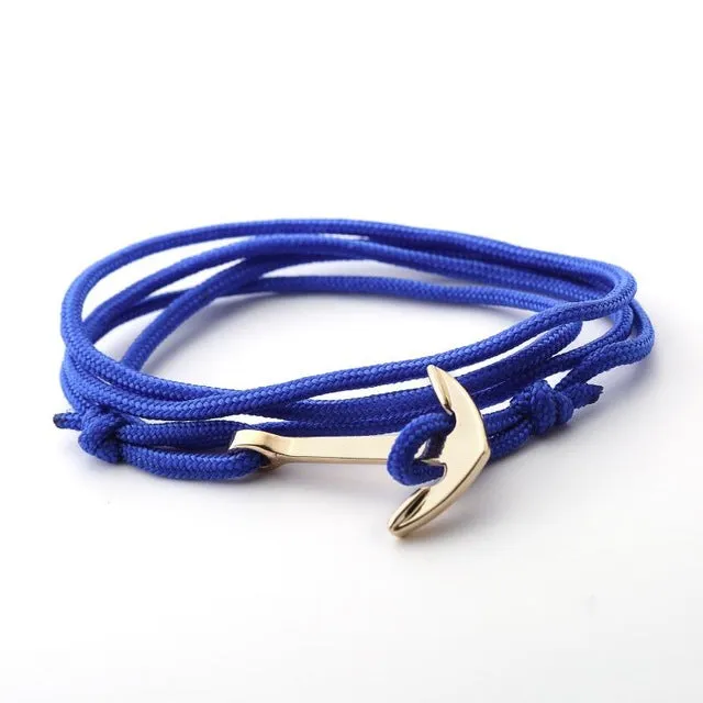 Alloy Anchor Bracelet Multilayer Risers