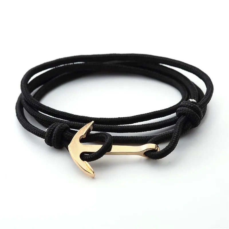Alloy Anchor Bracelet Multilayer Risers
