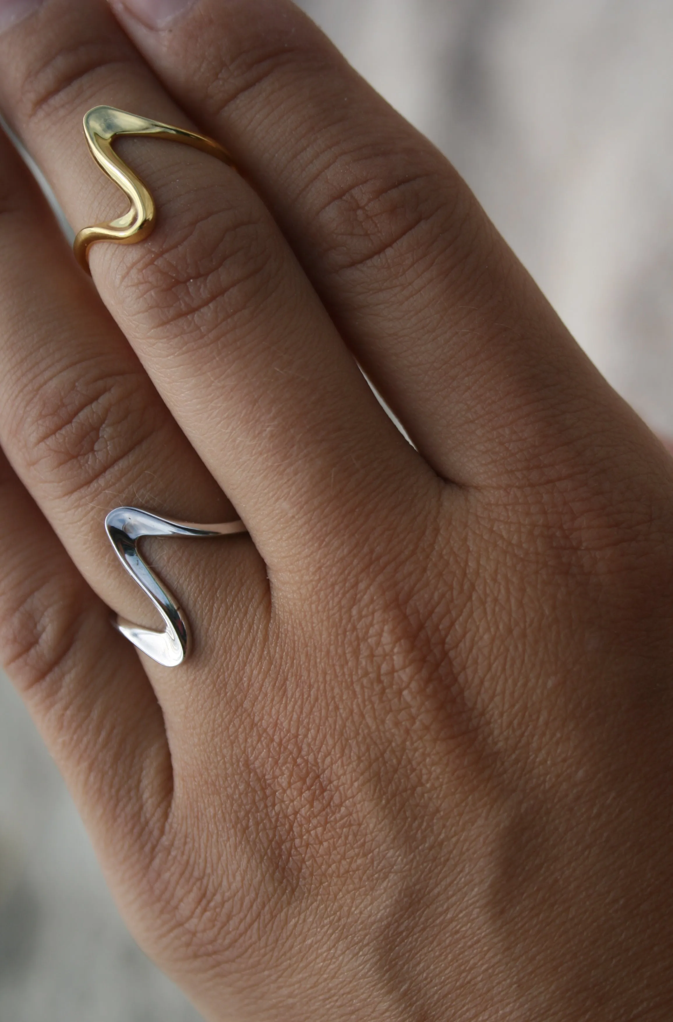 Alta Wave Open Ring