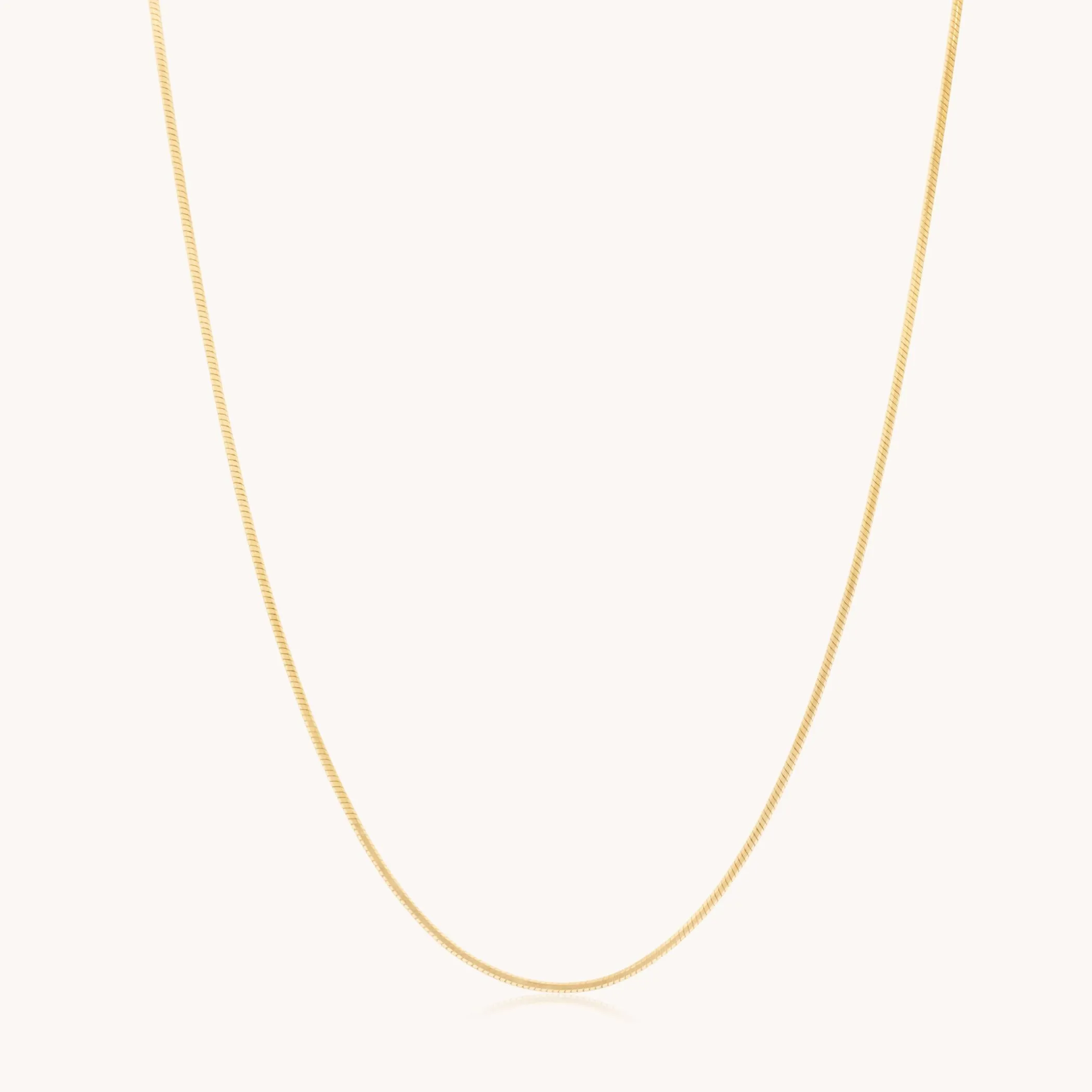 Annie Fine Snake Chain Necklace, Gold