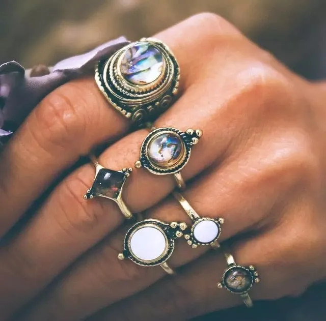 Antique Silver Knuckle Rings