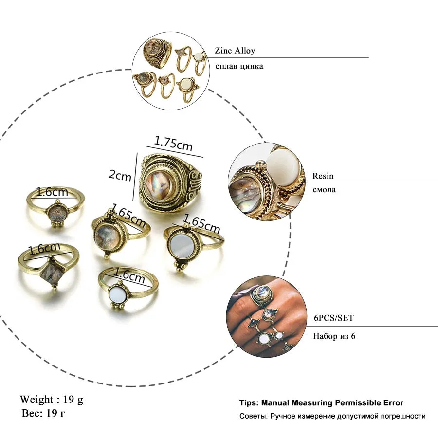 Antique Silver Knuckle Rings