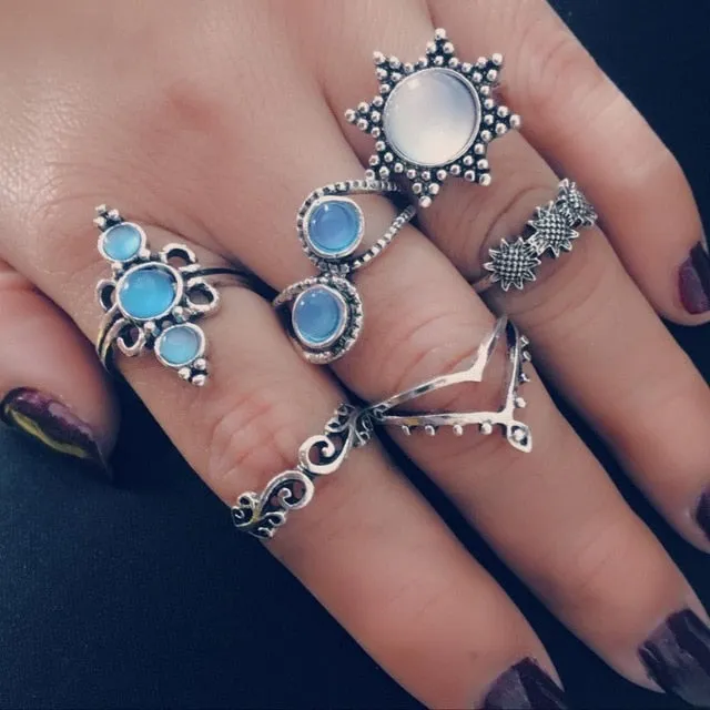 Antique Silver Knuckle Rings