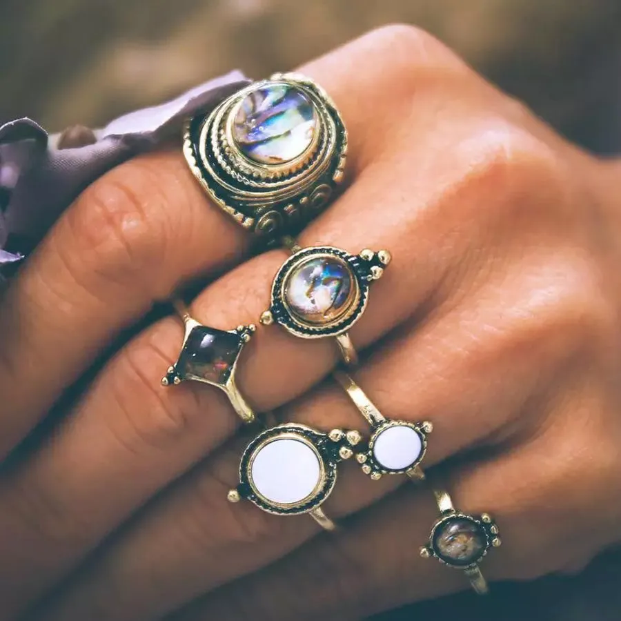 Antique Silver Knuckle Rings