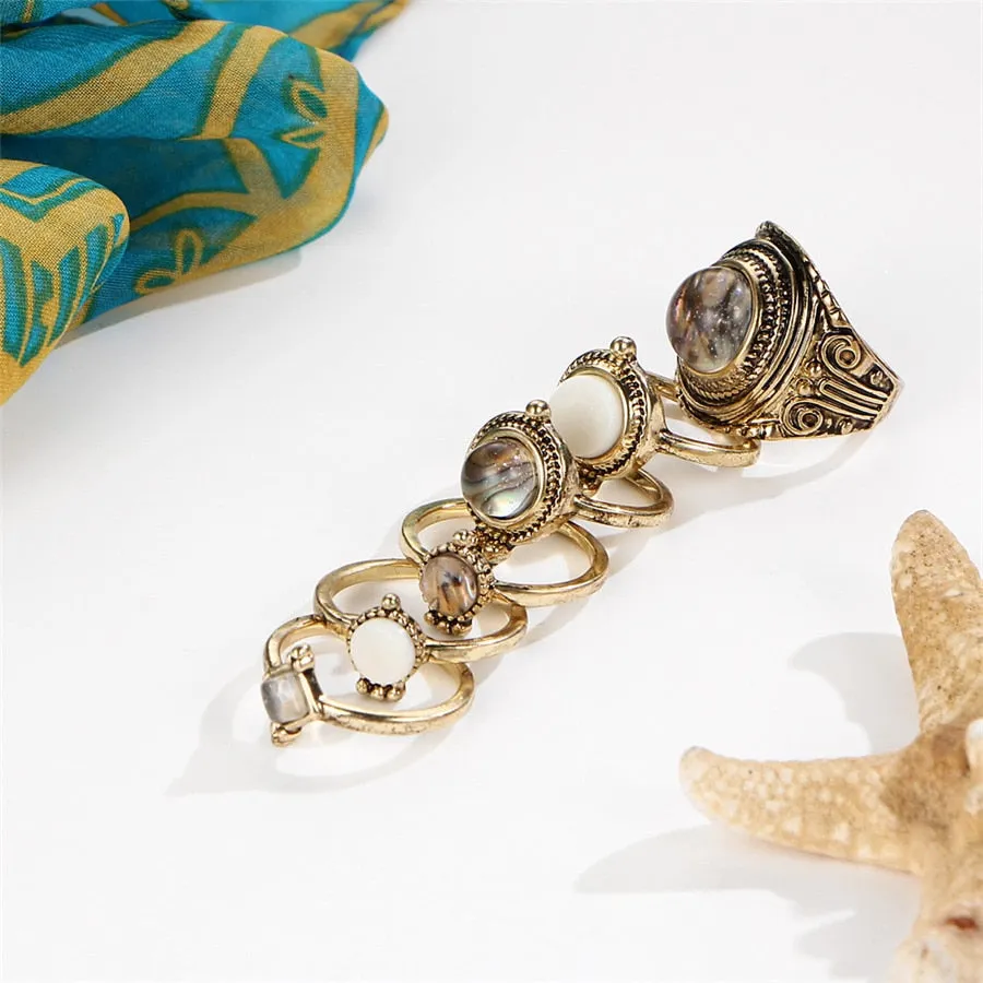 Antique Silver Knuckle Rings