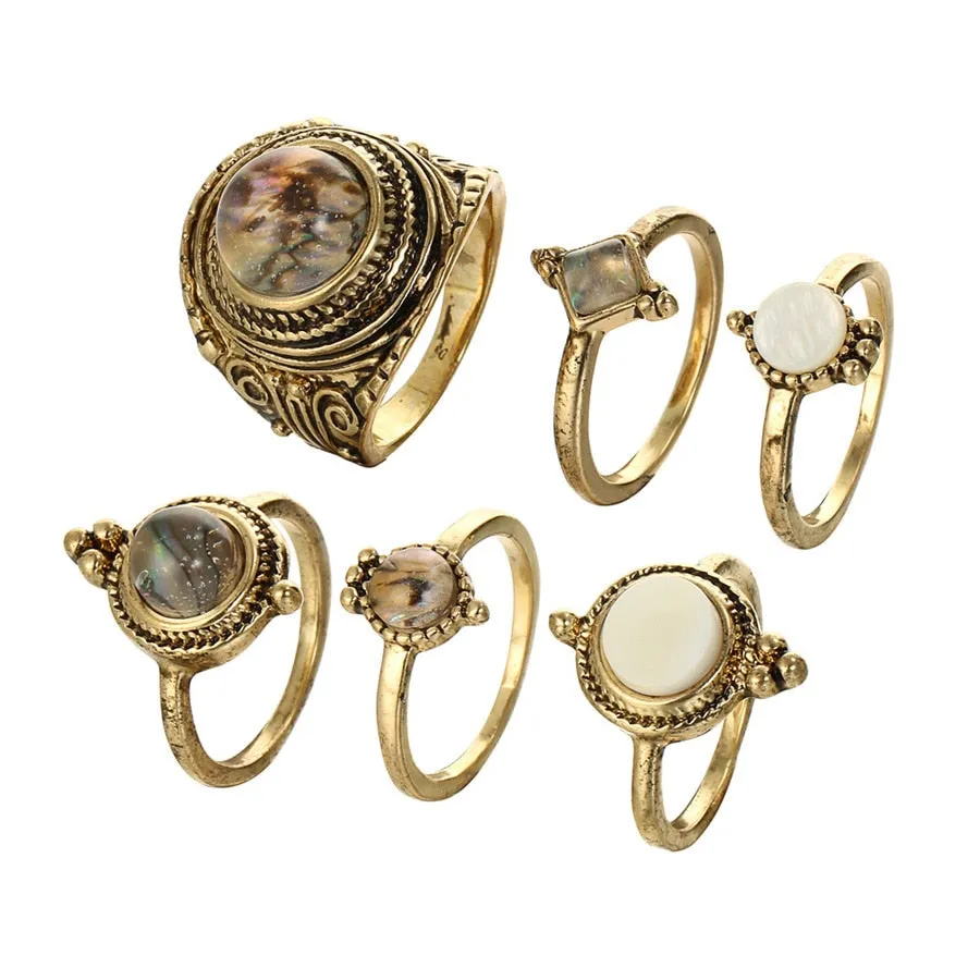 Antique Silver Knuckle Rings