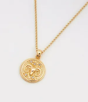 Aries Coin Necklace