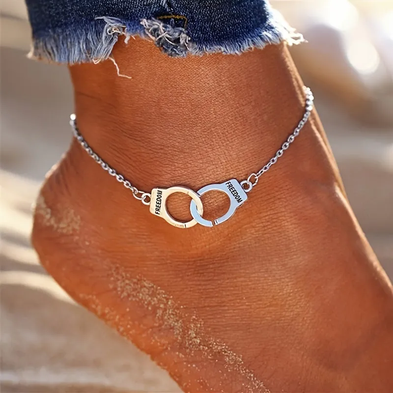 Avant-garde Handcuffs Anklets Ankle Bracelets Circle Bracelet