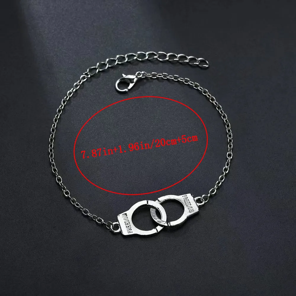 Avant-garde Handcuffs Anklets Ankle Bracelets Circle Bracelet
