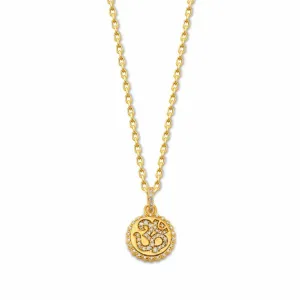 Baby Om Coin Pendant
