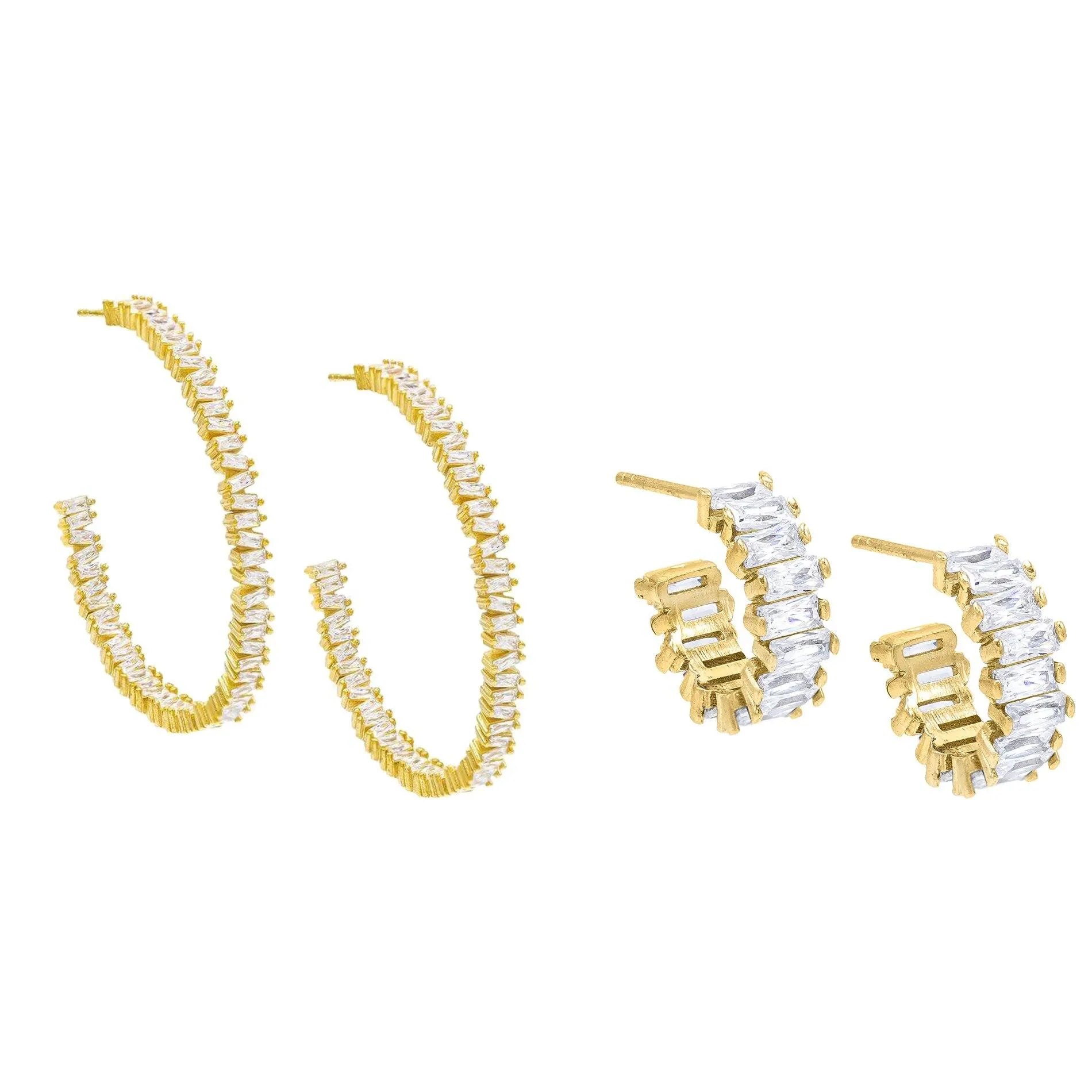 Baguette Hoop Combo Set