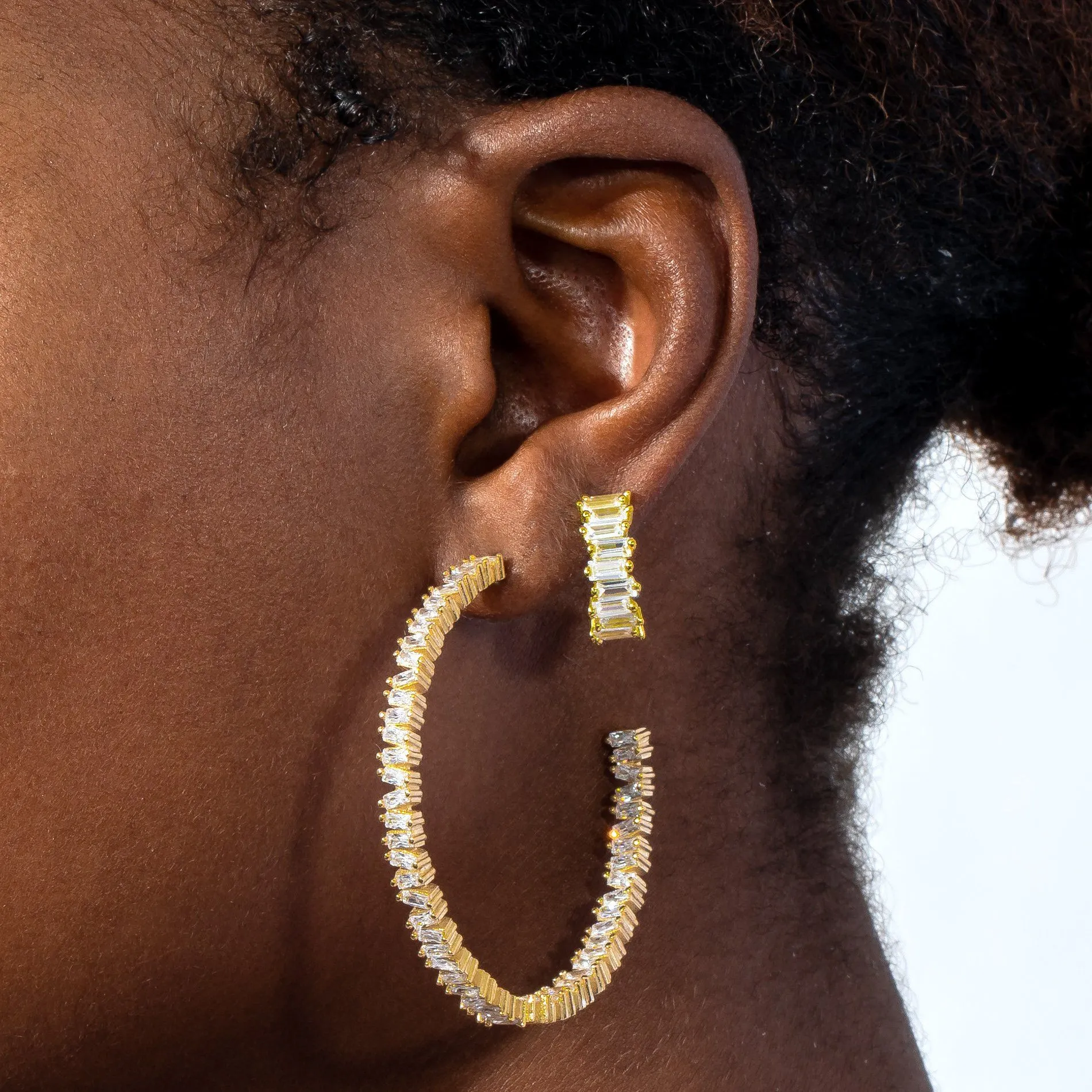 Baguette Hoop Combo Set