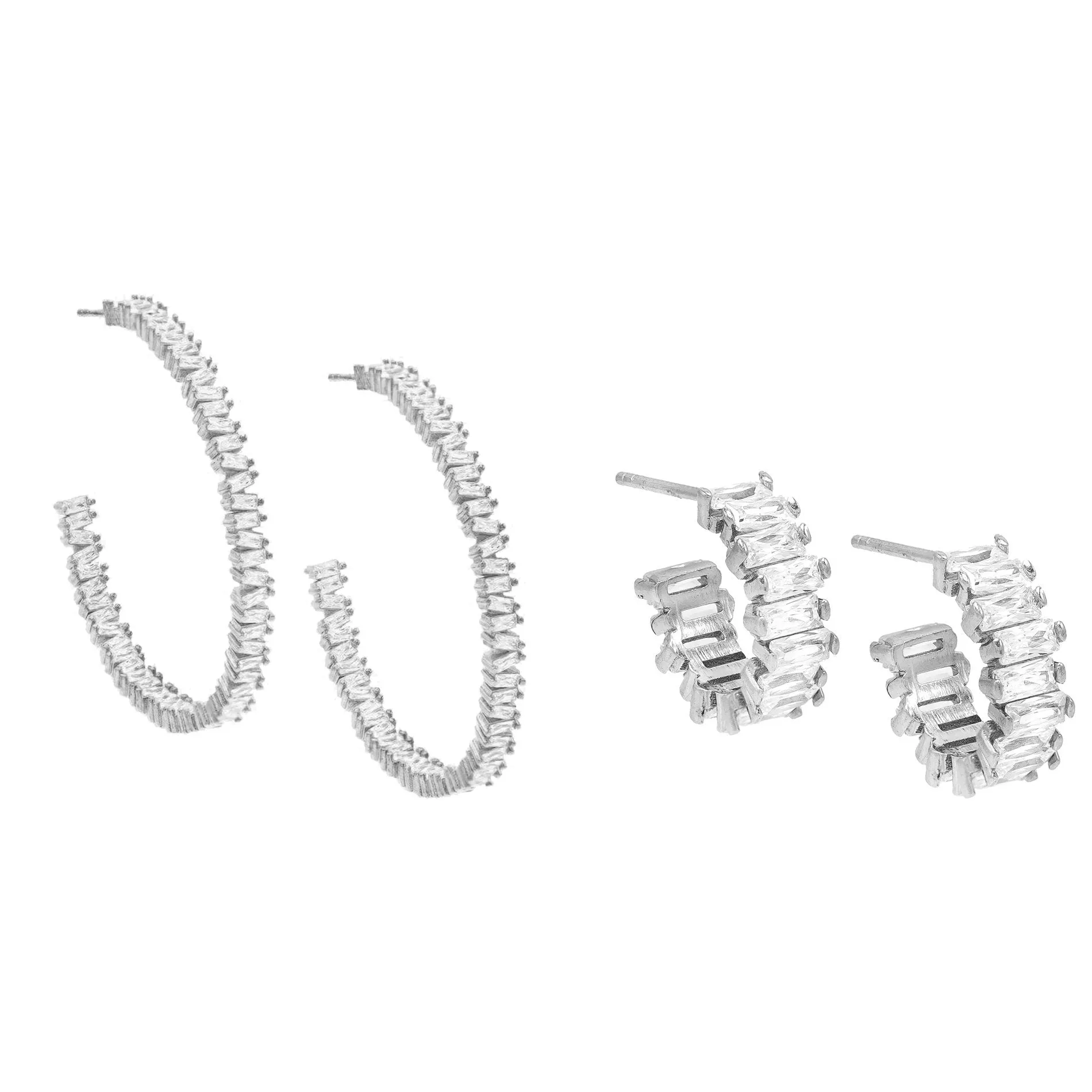 Baguette Hoop Combo Set
