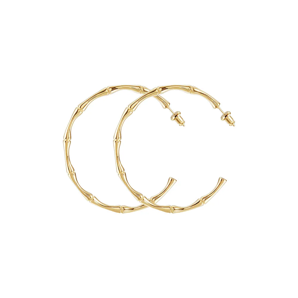 Bamboo EARHOOPS