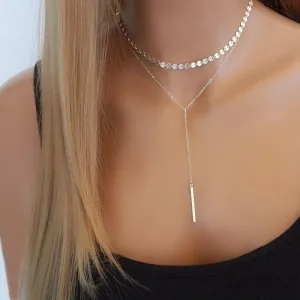 Bar Coin Necklace
