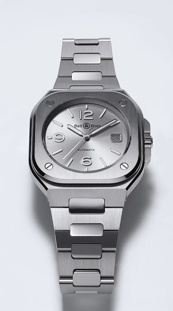 BELL & ROSS BR 05 GREY STEEL BRACELET