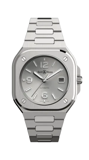 BELL & ROSS BR 05 GREY STEEL BRACELET