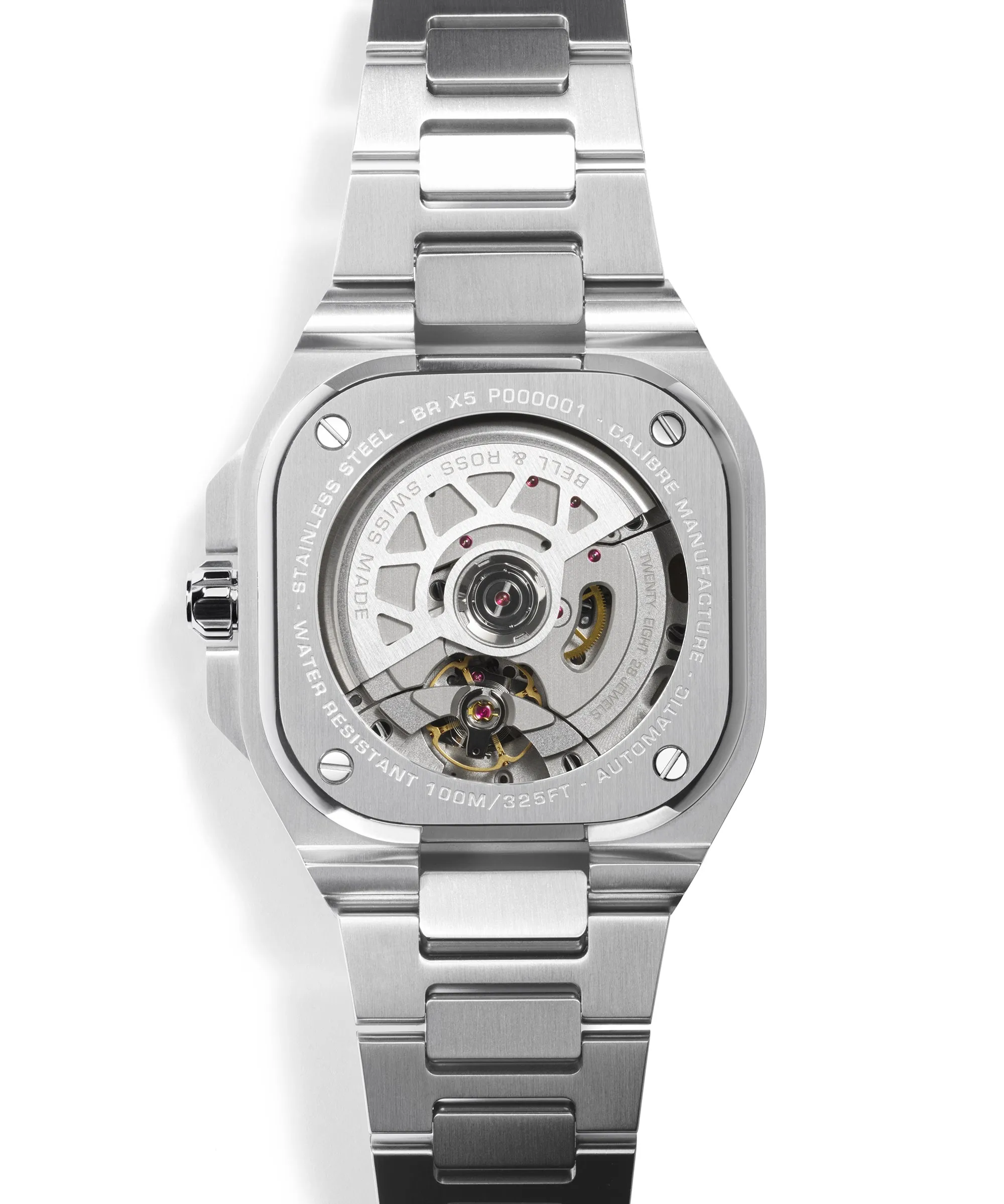 BELL & ROSS BR-X5 BLACK STEEL ON BRACELET
