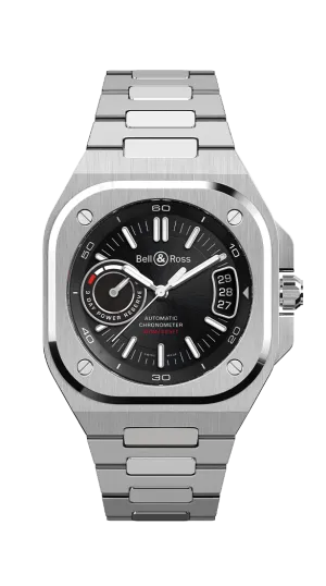 BELL & ROSS BR-X5 BLACK STEEL ON BRACELET