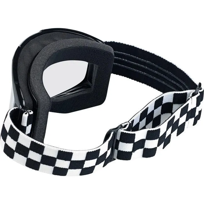BILTWELL MOTO 2.0 CHECKERS GOGGLES BLACK/WHITE
